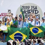 Equipe brasileira, Team Brazil, ISA World Surfing Games 2019, Miyazaki, Japão. Foto: ISA / Reed